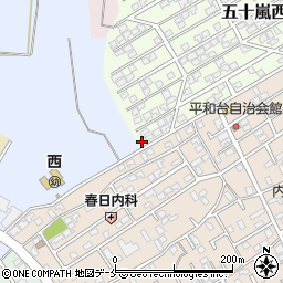 新潟県新潟市西区五十嵐西35-17周辺の地図