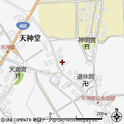 新潟県阿賀野市天神堂743周辺の地図