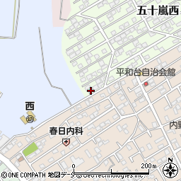 新潟県新潟市西区五十嵐西35-15周辺の地図