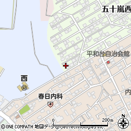 新潟県新潟市西区五十嵐西35-3周辺の地図