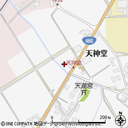 新潟県阿賀野市天神堂529周辺の地図