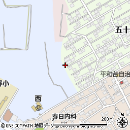 新潟県新潟市西区五十嵐西27-25周辺の地図
