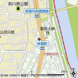 玉清堂印房大野店周辺の地図