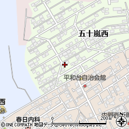 新潟県新潟市西区五十嵐西32-22周辺の地図