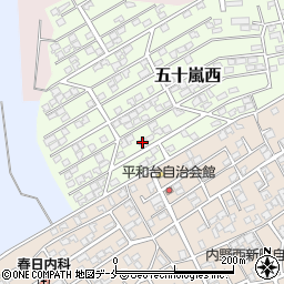 新潟県新潟市西区五十嵐西32-12周辺の地図