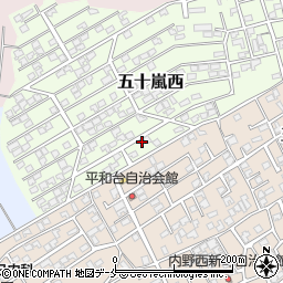新潟県新潟市西区五十嵐西33-18周辺の地図