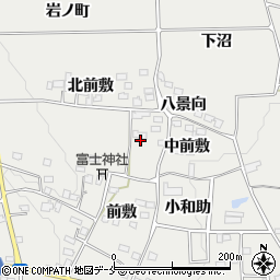 福島県伊達郡桑折町伊達崎周辺の地図