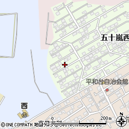 新潟県新潟市西区五十嵐西27-19周辺の地図