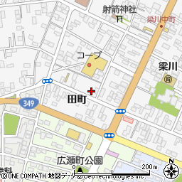 日本美容室周辺の地図