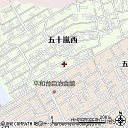 新潟県新潟市西区五十嵐西33-21周辺の地図