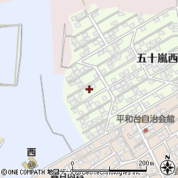 新潟県新潟市西区五十嵐西27-6周辺の地図