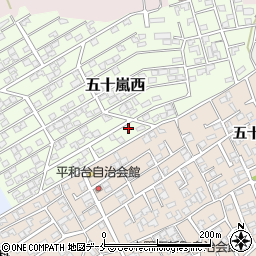 新潟県新潟市西区五十嵐西33-23周辺の地図