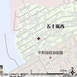 新潟県新潟市西区五十嵐西29-16周辺の地図