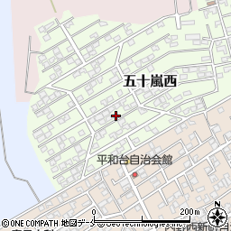 新潟県新潟市西区五十嵐西29-6周辺の地図