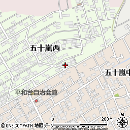 新潟県新潟市西区五十嵐西11-5周辺の地図