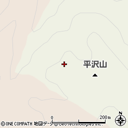 福島県桑折町（伊達郡）平沢（黒岩）周辺の地図