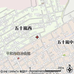 新潟県新潟市西区五十嵐西11-3周辺の地図