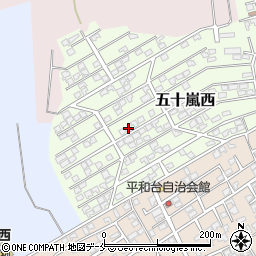 新潟県新潟市西区五十嵐西28-8周辺の地図