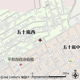 新潟県新潟市西区五十嵐西11-15周辺の地図