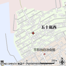 新潟県新潟市西区五十嵐西28-18周辺の地図