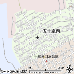 新潟県新潟市西区五十嵐西28周辺の地図