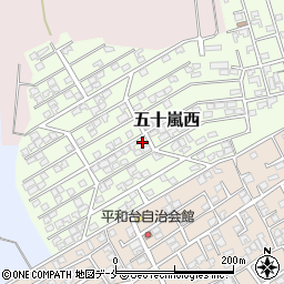 新潟県新潟市西区五十嵐西29-25周辺の地図