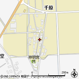 新潟県阿賀野市千原104周辺の地図