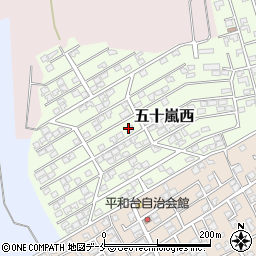 新潟県新潟市西区五十嵐西周辺の地図