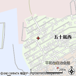 新潟県新潟市西区五十嵐西24-11周辺の地図