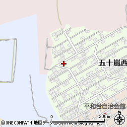 新潟県新潟市西区五十嵐西24-17周辺の地図