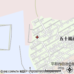 新潟県新潟市西区五十嵐西22-18周辺の地図