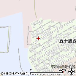 新潟県新潟市西区五十嵐西22-16周辺の地図
