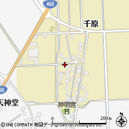 新潟県阿賀野市千原109周辺の地図