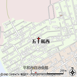 新潟県新潟市西区五十嵐西14-25周辺の地図