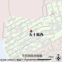 新潟県新潟市西区五十嵐西15-22周辺の地図