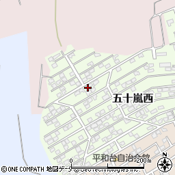新潟県新潟市西区五十嵐西24-25周辺の地図