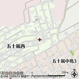 新潟県新潟市西区五十嵐西9-5周辺の地図