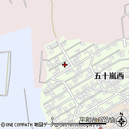 新潟県新潟市西区五十嵐西22-13周辺の地図