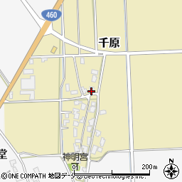 新潟県阿賀野市千原121周辺の地図
