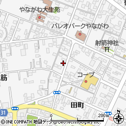 福島県伊達市梁川町御八郎2周辺の地図