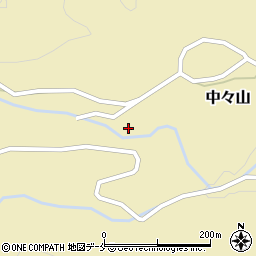 新潟県新発田市中々山754周辺の地図