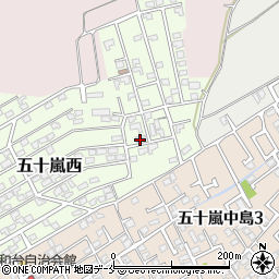 新潟県新潟市西区五十嵐西9-17周辺の地図