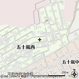 新潟県新潟市西区五十嵐西14-5周辺の地図