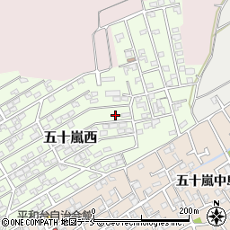新潟県新潟市西区五十嵐西14-4周辺の地図
