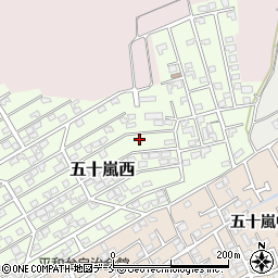 新潟県新潟市西区五十嵐西14-35周辺の地図