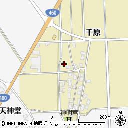 新潟県阿賀野市千原131周辺の地図