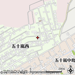 新潟県新潟市西区五十嵐西14-39周辺の地図