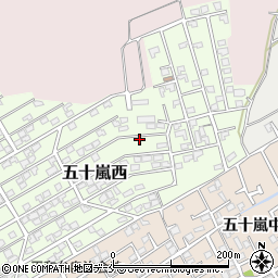 新潟県新潟市西区五十嵐西14-36周辺の地図