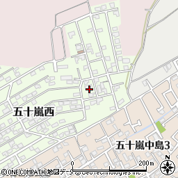新潟県新潟市西区五十嵐西9周辺の地図
