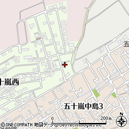 新潟県新潟市西区五十嵐西1-11周辺の地図
